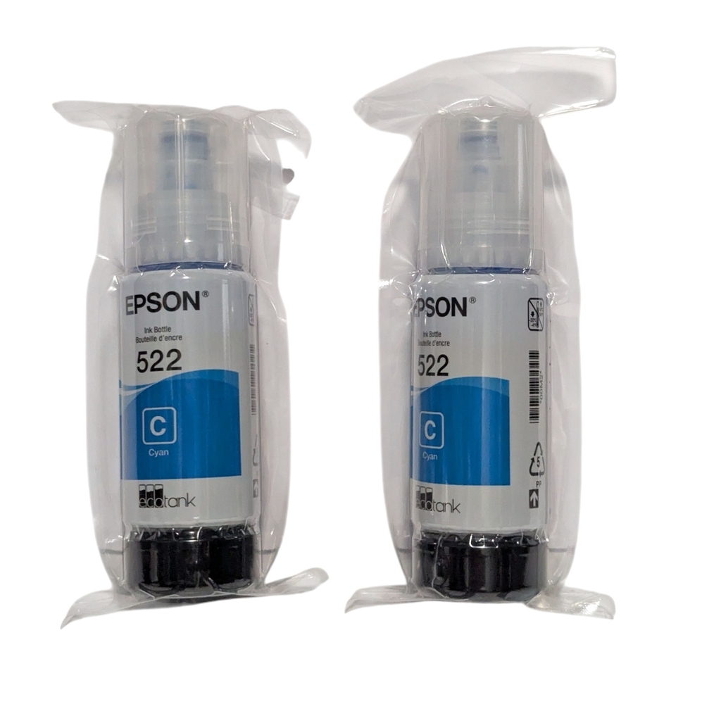 Epson 522 EcoTank Ink Ultra-high Capacity Bottle Cyan